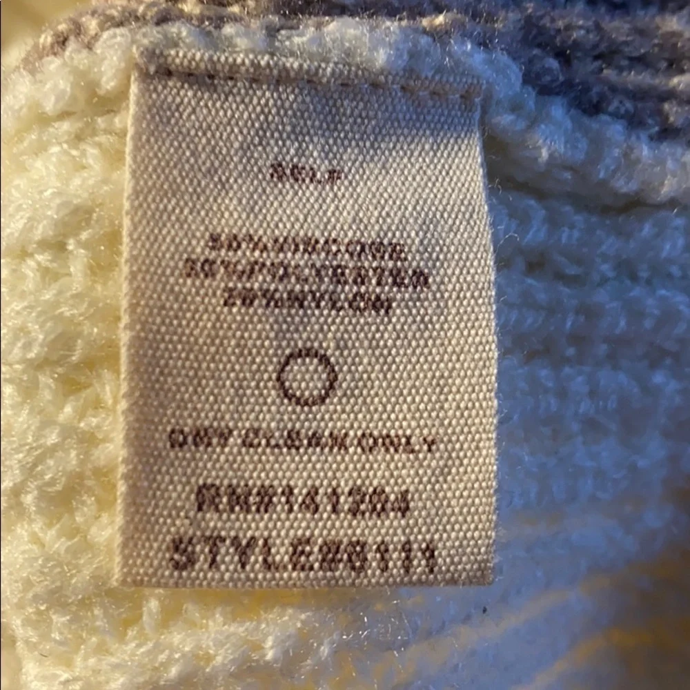 NEW C'isa Color Block Tunic Length Sweater L - Picture 4 of 5